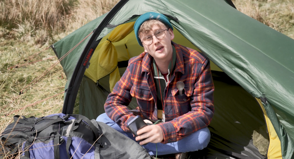 TikTok star in new film promoting responsible wild camping