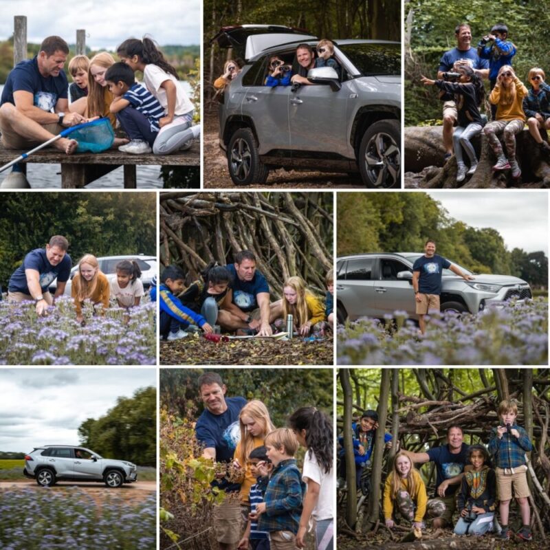 TV naturalist and Toyota RAV4 Plug-in driver Steve Backshall suggests summer adventures to engage children with nature