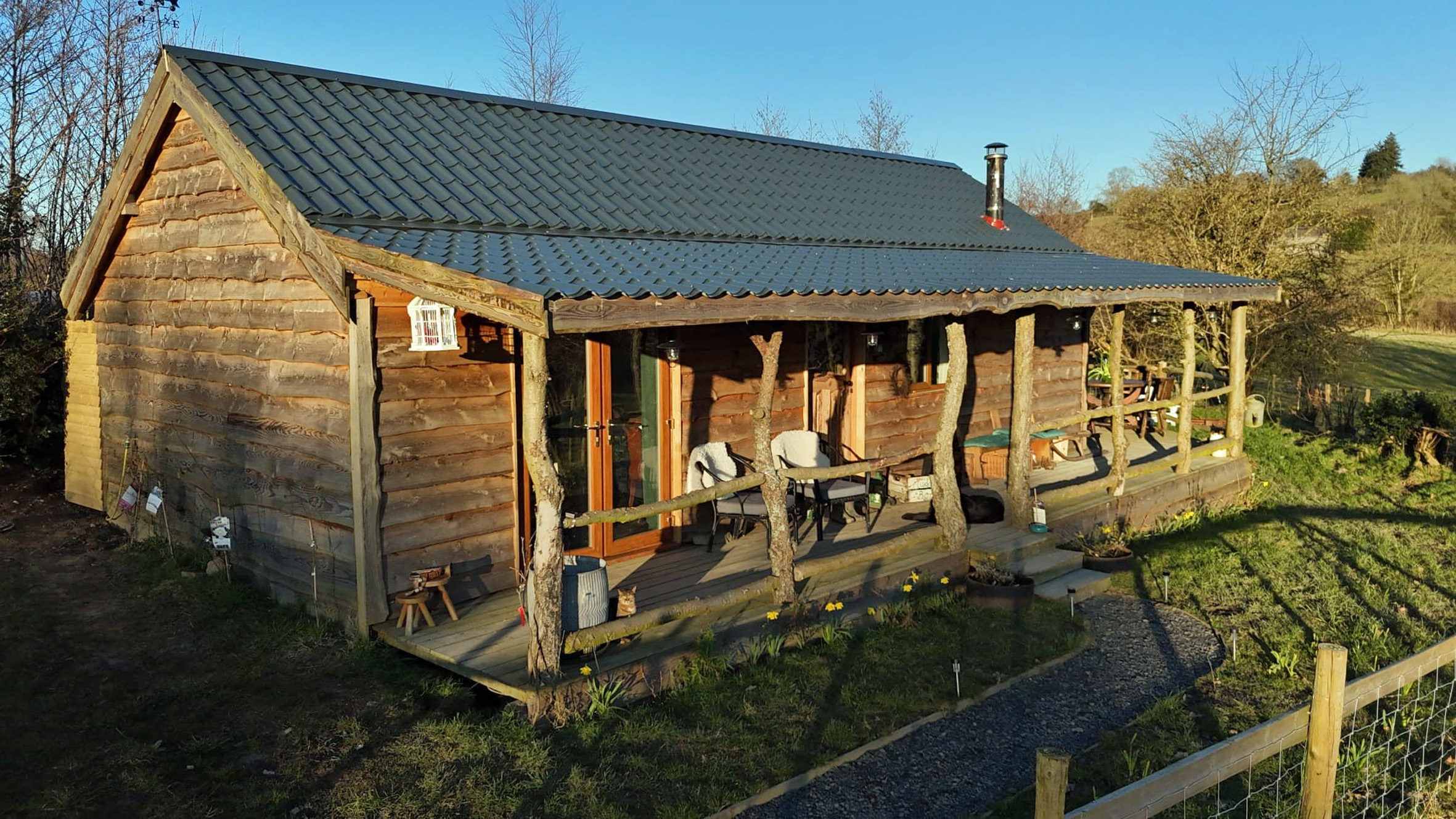 Mid Wales eco-friendly holiday cabin achieves gold glamping award